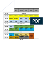 Horario de Clase