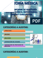 Clase 5. CLASIFICACIÓN DE LA AUDITORÍA MÉDICA E IMPORTANCIA DE LA HISTORIA CLINICA