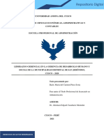 20 Perez. M LIDERAZGO GERENCIAL EN LA GERENCIA DE DESARROLLO HUMANO