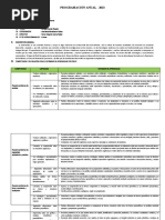 Programacion de Segundo Grado 2023