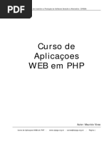 Curso de Aplicações WEB em PHP