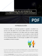 Propuesta Del Uso Eficiente para El Alumbrado Público en Cuautlancingo