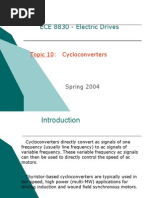 Advantages of Matrix Over Cycloconverters