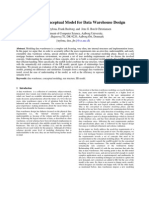 Data Warehouse Conceptual Data Model