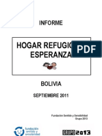 Visita A Refugio de Esperanza Bolivia