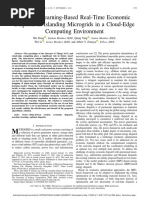 Machine-Learning-Based Real-Time Economic Dispatch in Islanding Microgrids in A Cloud-Edge Computing Environment