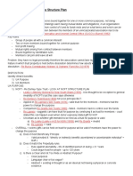 Unincorporated Associations Structure Plan