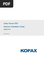 Kofax Power PDF Advanced - Network Installation Guide - KofaxPowerPDFNetworkInstallationGuide - EN