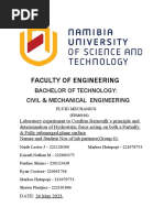 Fluid Mechaics Lab Report Group 6