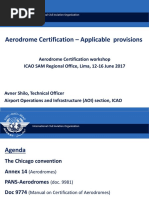 D1.Session 3 - 4 - 5-Aerodrome Certification - Applicible Provisions