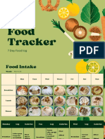 7 Day Food Log