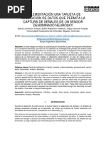 Electroencefalograma, Interfaz, Muestra, Ondas Cerebrales, Procesamiento, Sensor Señal, Transmisión, Arduino, Neurosky.