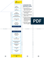 Luggage Tag Instructions