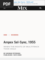 Ampex Sel-Sync, 1955