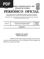 Periódico Oficial: Sumario