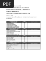 Guía de Evaluación - Crítica Espacios Exteriores