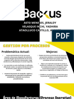 Proceso de Almacenamiento - Backus