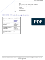 MID 130 PID 37 Presión de Aire, Caja de Cambios