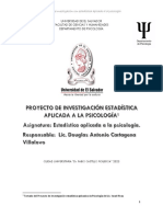 Proyecto de Investigación Estadística Aplicada A La Psicología