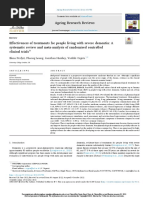 Effectiveness of Treatments For People Living With Severe Dementia - A Systematic Review and Meta-Analysis of Randomised Controlled Clinical Trials