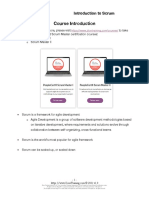 Introduction To Scrum (Study Guide)