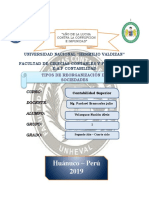 Tipos de Reorganizacion de Sociedades