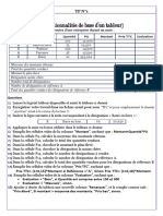 tp1 Excel Bac Lettres Nouveau Régime 2022