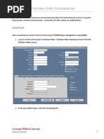 Oracle Purchasing Encumbrance