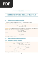 CHP 1 Forme Différentielles