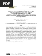 Perbandingan Algoritma Naïve Bayes Dan KNN Dalam Analisis Sentimen Masyarakat Terhadap Pelaksanaan PPPK Guru