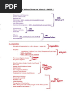 GCSE - Biology HT (Separate) - Paper 1 - Topics