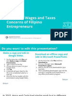 AEC - 12 - Q1 - 0402 - PS - Minimum Wages and Taxes Concerns of Filipino Entrepreneurs