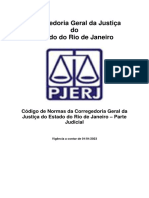 Codigo de Normas Da CGJ Parte Judicial (Vigencia A Contar de 01-01-2023)