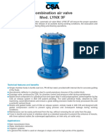 LYNX 3F Water Combination Air Valve