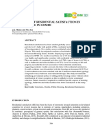 Maina & Isa 2021 Correlates of Residential Satisfaction in Public Housing in Gombe