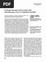 1994 - Shirakawa Et Al. - Linkage Between Severe Atopy and Chromosome 11q13 in Japanese Families