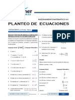 Planteo de Ecuaciones: Desarrollo