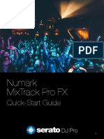 Numark MixTrack Pro FX Serato DJ Pro Quick-Start Guide