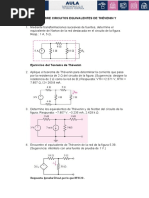 Ejercitario Teorema de Thevenin, Norton y Máxima Transferencia de Potencia