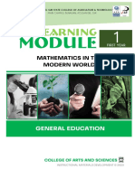 Math in The Modern World Module 1