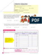 Actividades Con Numeros Primos y Compuestos.