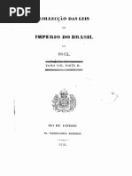 Collecção Das Leis Do Imperio Do Brazil de 1845 - Segunda Parte