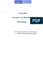 Guia Consejos Territoriales de Planeacion