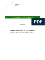 3 Internal Audit Manual