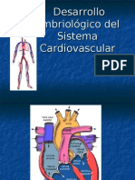 Desarrollo Embriologico Del Sistema Cardiovascular