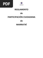 Reglamento de Participacion Ciudadana