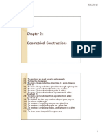 Chapter 2 Basic Geometrical Construction I