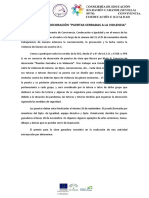 Iv Concurso de Decoración "Puertas Cerradas A La Violencia"