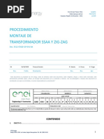 Procedimiento Montaje de Transformador SSAA Y ZIG-ZAG