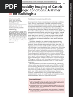 Multimodality Imaging of Gastric Pathologic Conditions, Primer For Radiologists Radiographics 2020